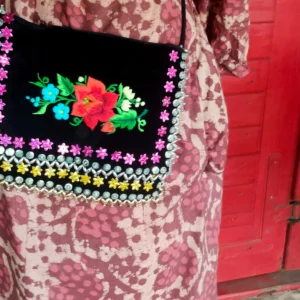 Real Slavic Intricate Floral Hand embroidery from Łowicz, Poland Needlepoint Roses Craft Art Polish Forget me not Cequin Folk Traditional