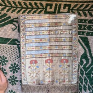 Polish applied art textiles design embroidery book art Book Clothes from Poland Folklore traditions Slavic Ethnic regions kilim coffee table