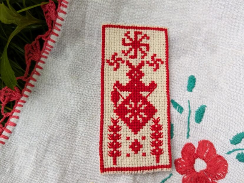 ancient mokosh embroidery russian weaver kolovrat sun