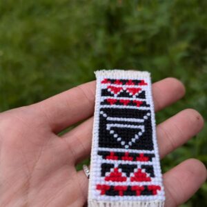 veles symbol embroidery pattern idea