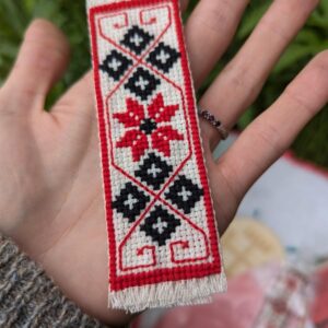 slavic red and white symbols protection mokosh