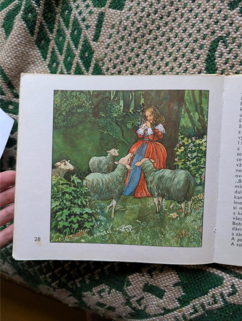 bozena nemcova scheiner sheep vintage fairytales mythss legends slavic czech
